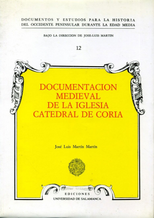 Cubierta para Documentación medieval de la Iglesia Catedral de Coria