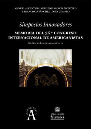 Cubierta para Simposios innovadores: Memoria del 56.º Congreso Internacional de Americanistas: Volumen XIX
